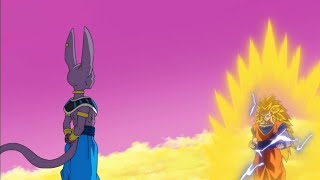 Goku vs Beerus l Goku meets Beerus for the first time  Part 1 [upl. by Verbenia]