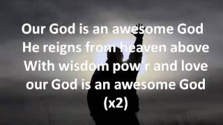 Awesome God by Michael W Smith  lyrics [upl. by Gina]