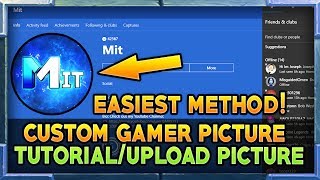 Xbox One Custom Gamerpic  How to Upload a Custom Gamerpicture Tutorial [upl. by Mahtal15]