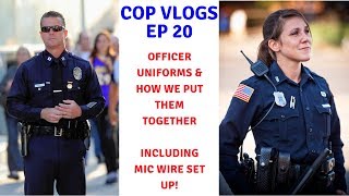 POLICE OFFICER UNIFORMS  COMMON TYPES amp HOW THEY GO TOGETHER [upl. by Neelahs]