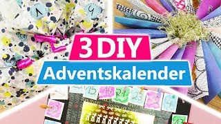 Adventskalender selber machen für Freundin Freund Mama Papa  3 tolle Ideen  DIY Inspiration [upl. by Sesiom138]