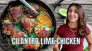 Easy Cilantro Lime Chicken Recipe from The Mediterranean Dish [upl. by Akilegna531]