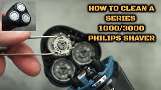 How to clean a Series 10003000 Philips Shaver [upl. by Iborian]