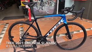 Trek 2021 Emonda SL 5 Disc  Erina Bikeworx [upl. by Jordanson]