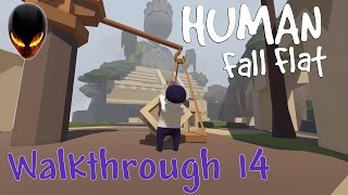 Human Fall Flat  Walkthrough 14  Aztec  Aztèque Partie 2 [upl. by Attaymik227]