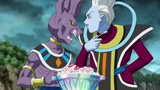 Whis fights Beerus over strawberry [upl. by Oglesby]