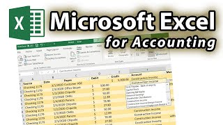 Practical Excel for Accounting Pivot Tables Dropdown Lists and VLOOKUP [upl. by Haorbed]