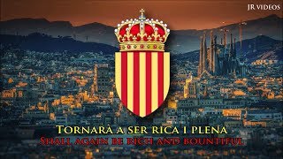 Anthem of Catalonia CAEN lyrics  Himne nacional de Catalunya [upl. by Chauncey104]