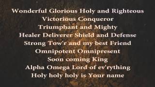 Lord Youre Holy w lyrics [upl. by Bev199]