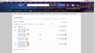 How Waivers and Trades Work in Yahoo Fantasy Football [upl. by Lemmor707]