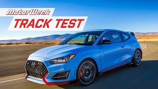 2019 Hyundai Veloster N  Track Test [upl. by Emmott]