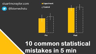 Ten Statistical Mistakes in 5 Min [upl. by Efar160]