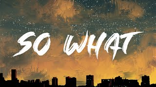 Pnk  So What Full HD lyrics [upl. by Yanahs]