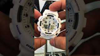 IMPOSTAZIONI ORARIO GSHOCK GA100A7AER [upl. by Joyann]