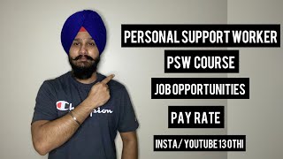 PSW Course In Canada 🇨🇦  Personal Support worker  Health care Aid  Gateway to Nursing  13 Othi [upl. by Nwad]