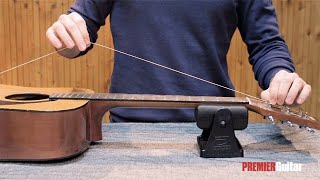 DIY How to String an Acoustic Guitar [upl. by Hilton]