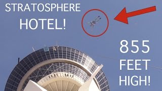 Stratosphere Sky Jump Full HD Experience Las Vegas [upl. by Helbon96]