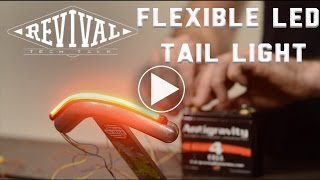 Flexible Brake and Turn Signal LED  Revival Cycles Tech Talk [upl. by Alial]