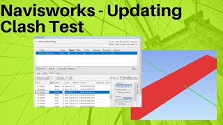 Navisworks  Updating Clash Test  Coordination [upl. by Ahsenav]