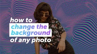 How to change the background of any photo  Picsart Tutorial [upl. by Ayahs]