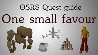 OSRS One small favour quest guide [upl. by Madelena]