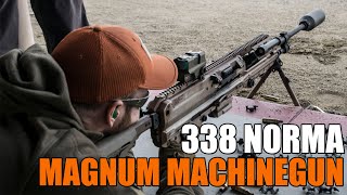 SIGs New 338 MG Norma Machinegun for USSOCOM SIG Range Day  SHOT Show 2020 [upl. by Anila466]