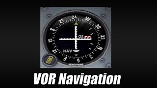 FSX Tutorial VOR Navigation [upl. by Ibbob]