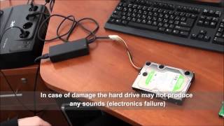 How to connect SATAdisks to a PC using USB  SATAIDE adapter [upl. by Zizaludba]