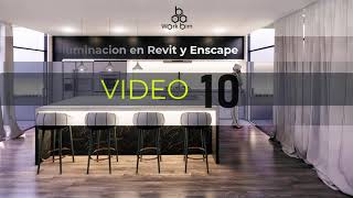 Revit y Enscape 31  Iluminacion en Revit y Enscape [upl. by Kcirdek]