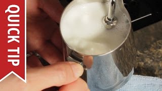 How to AutoFroth Milk for Lattes [upl. by Nimar]