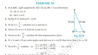 Exercise 81 class 10 maths [upl. by Alimat139]