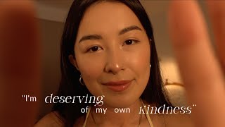 ASMR  SelfCompassion Affirmations with Face Touching amp Reiki [upl. by Zuleika]