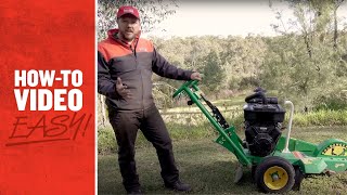 How to Use a Stump Grinder [upl. by Ivgnout]