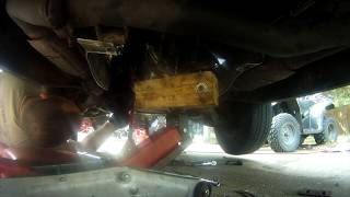 Ford F150 clutch removal [upl. by Attenwahs690]