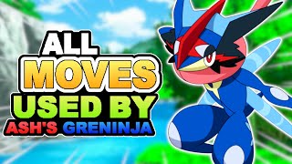 Ashs Greninja Full Moveset shorts [upl. by Ashly]