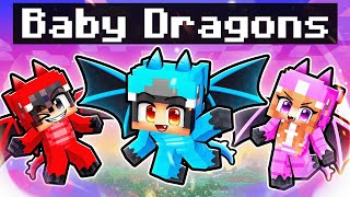 We Turned Into BABY DRAGONS In Minecraft [upl. by Webber1]