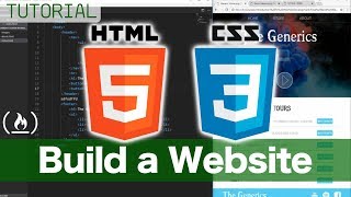 HTML and CSS Tutorial  Create a Website for Beginners [upl. by Nneb733]