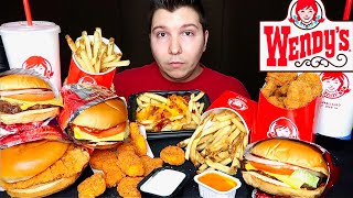 Late Night Wendys Feast • MUKBANG [upl. by Anasus603]