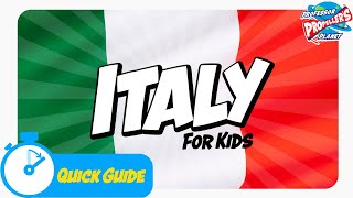 Italy for Kids Fun and facts [upl. by Gnaw]