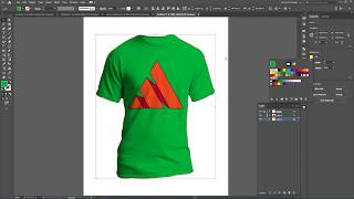 Tshirt Mockup Tutorial with Adobe Illustrator [upl. by Gaylord292]