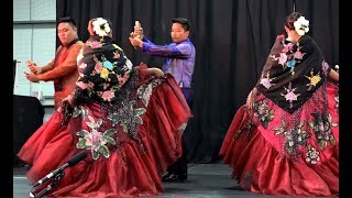 La Jota CastenetasJota CastanetasLa Jota Manilena Philippines CulturalFolk Dance Carassauga [upl. by Ynoyrb377]