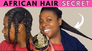 Chebe Powder for Hair Growth African Hair Growth Secret from Chad [upl. by Pompei]