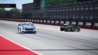 F1 2021 Mercedes vs NASCAR  Circuit of the Americas [upl. by Fianna101]