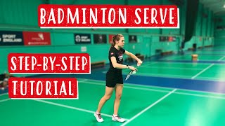 Backhand Serve  A stepbystep guide EVERY BADMINTON PLAYER NEEDS [upl. by Eahcim]