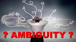 Dealing With Ambiguity [upl. by Inafit]