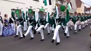 Der Parademarsch beim Schützenfest 2016 in Geseke [upl. by Lamak]