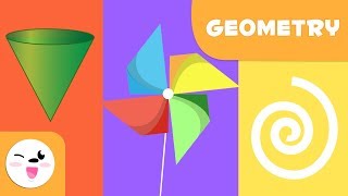 Geometric lines geometric shapes and plane shapes  Geometry for kids [upl. by Ahsan885]