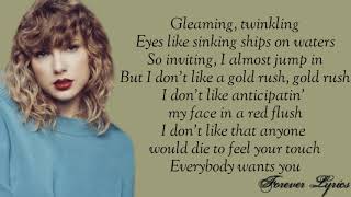 Taylor Swift Gold Rush Lyrics [upl. by Judie]