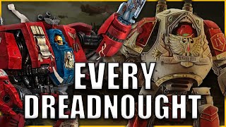 Every Single Dreadnought Type EXPLAINED By An Australian  Warhammer 40k Lore [upl. by Alahc]