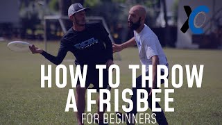 How to Throw a Frisbee for Beginners [upl. by Rakia]